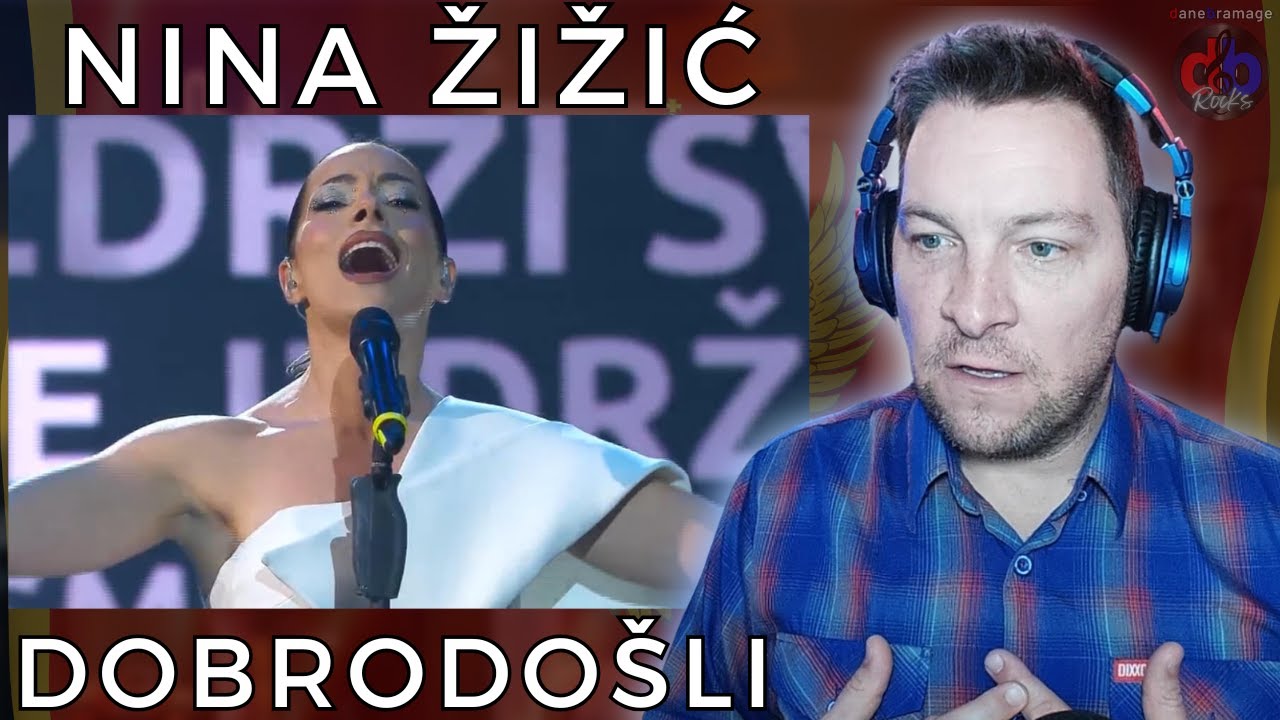 AMERICAN REACTS to Nina Žižić - Dobrodošli 🇲🇪 Montenegro ESC 2025