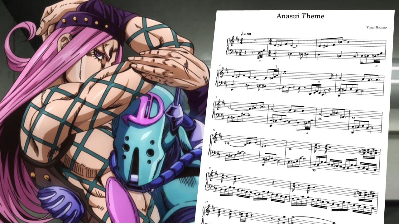 JoJo Stone Ocean OST: Anasui Theme [Piano]