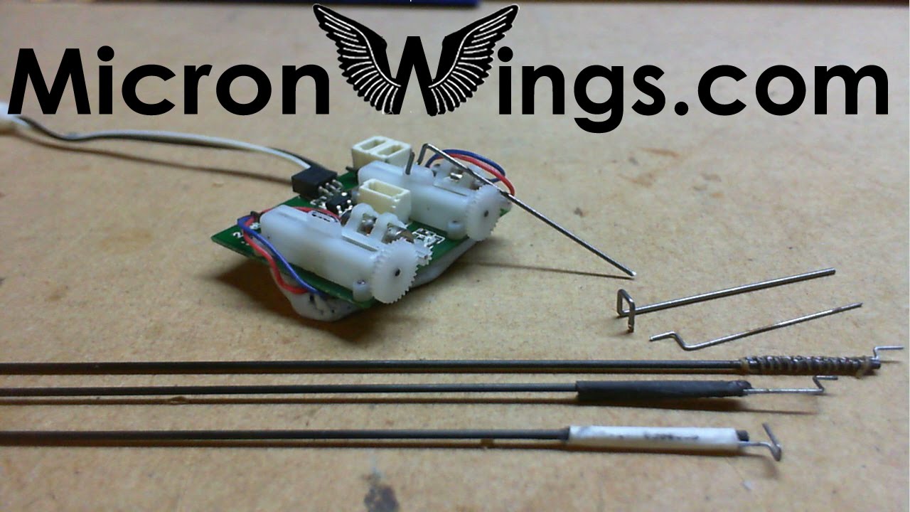 Micro RC Control Linkages and Pushrods