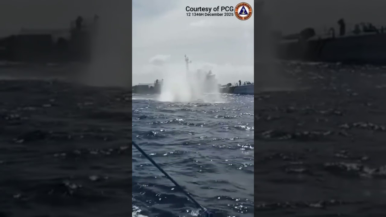 Chinese Coast Guard attacks Filipino fishermen with water cannons; 3 injured