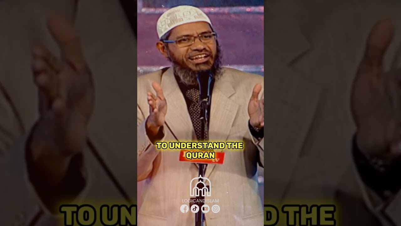 Do I need to know Arabic to understand the Quran? #shorts #debate #drzakirnaik #quran #arabic