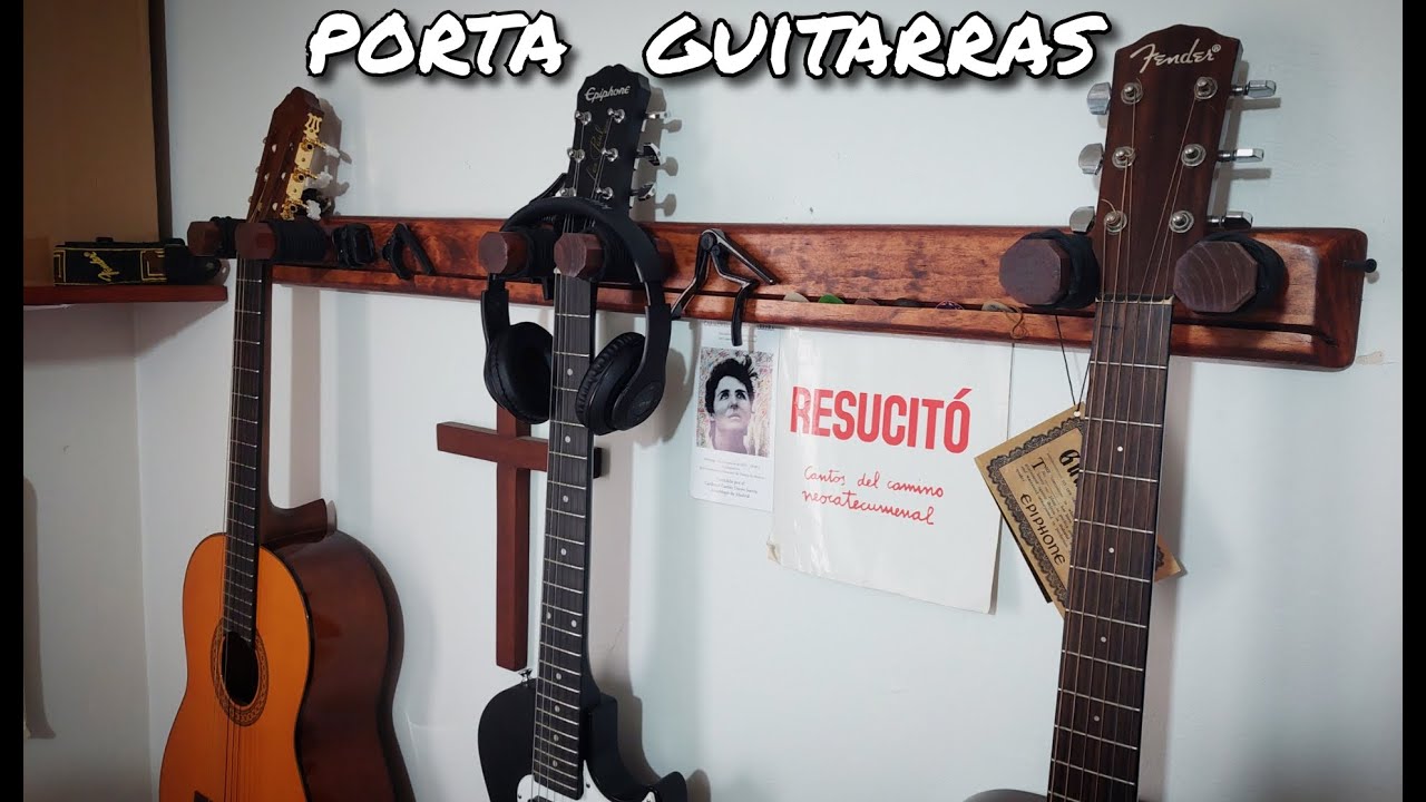 Porta Guitarras - Colgador de Guitarras | Fabricación Paso a Paso
