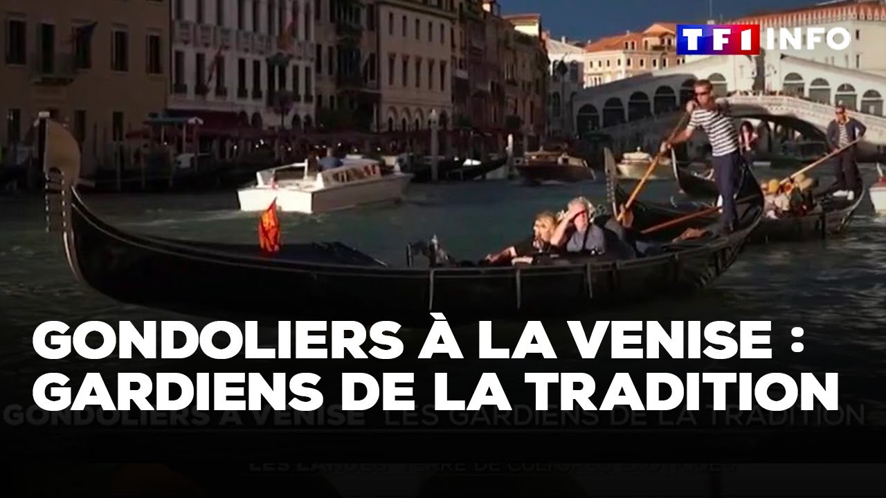 Gondoliers à la Venise : les gardiens de la tradition｜TF1 INFO