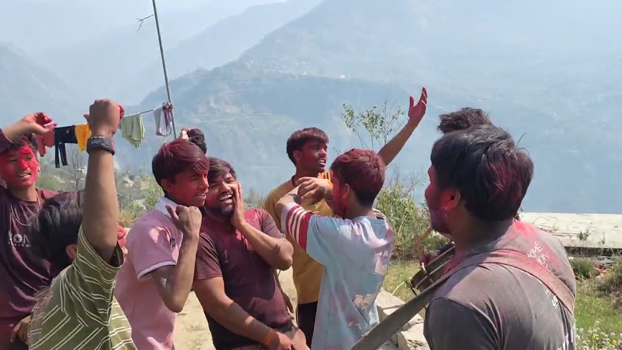 Holi m dance #explore #suvichar #pahadi holi#