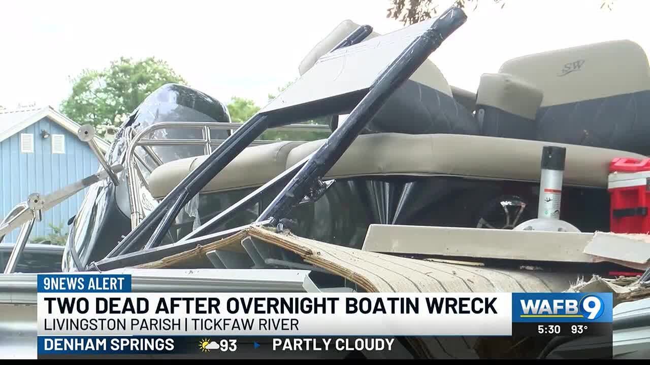 Two dead after overnight boat wreck on Tickfaw River, man’s body recovered
