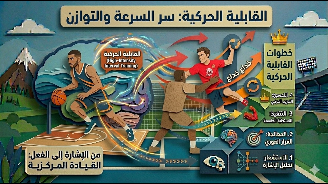 القابلية الحركية: الفرق بين لاعب عادي ورياضي محترف!
