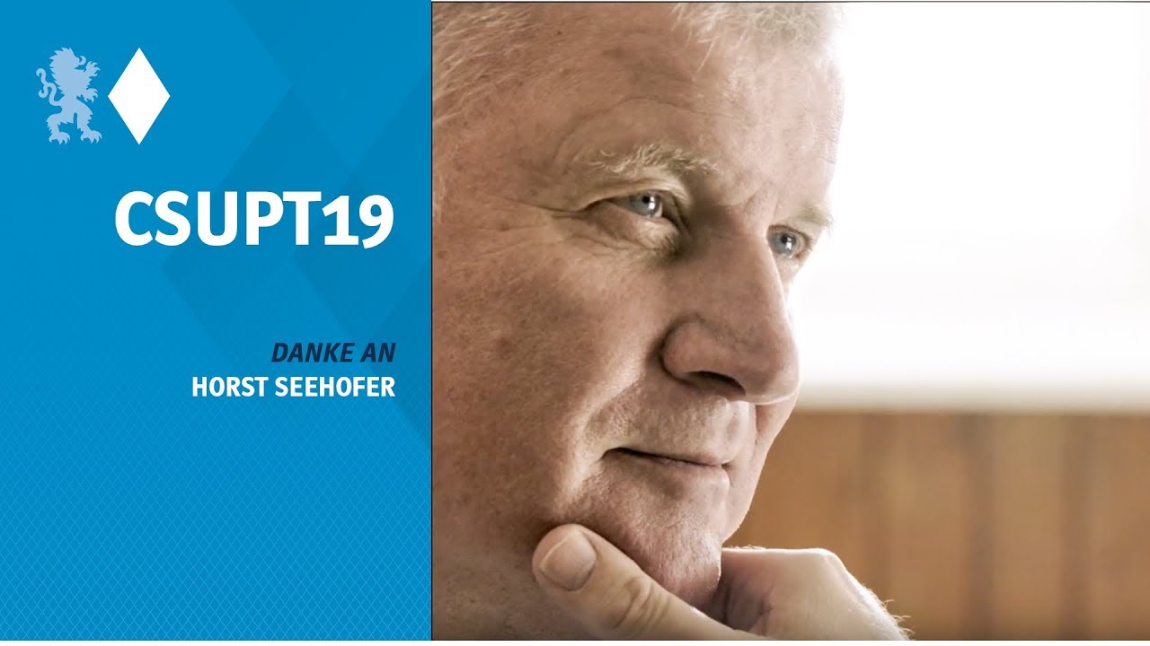 Danke Horst Seehofer #csupt19