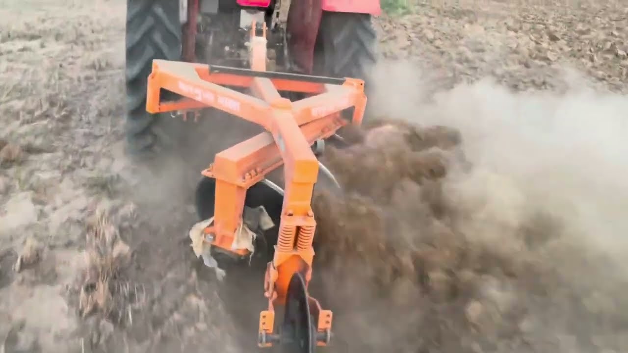 Automatic disc plough @Charbhujaagro