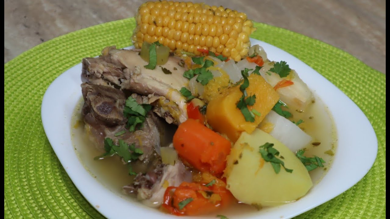 Sancocho Cruzado | Sopa Venezolana de Carne y Gallina con Verduras | Fácil, Nutritiva y Deliciosa💛💙💖
