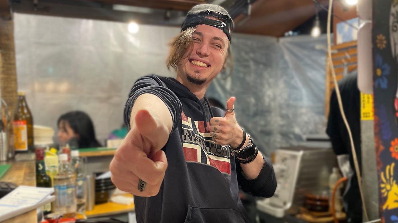 Handsome French Chef Makes the Best Street Food at Fukuoka's Multicultural Stall 