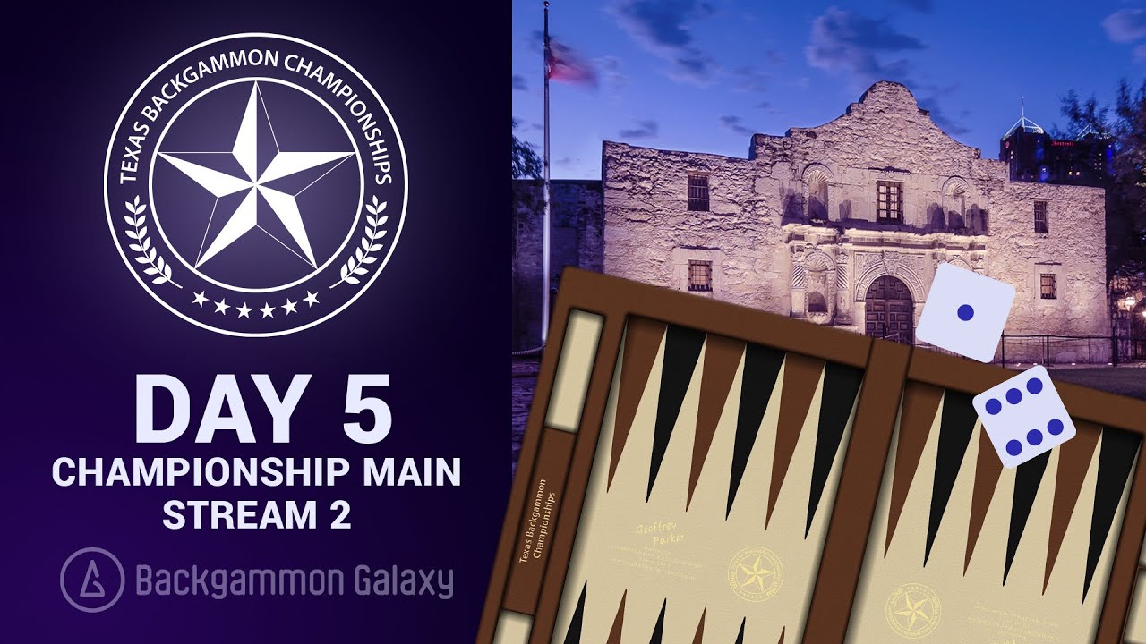 D5S2P1: 2026 Texas Backgammon Championships | Championship Div Main Rnds to Quarterfinals