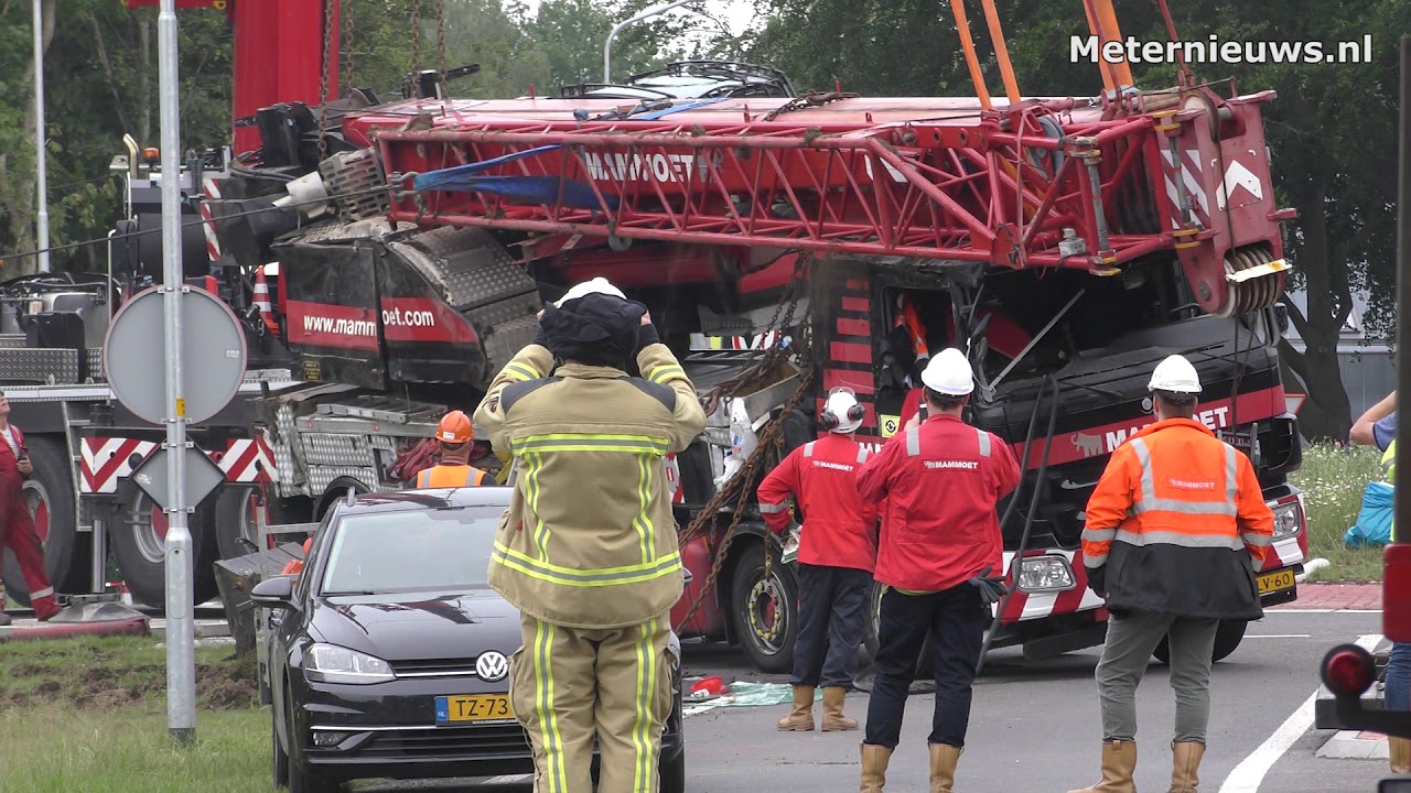 Kraan weer op de wielen gezet in Tynaarlo