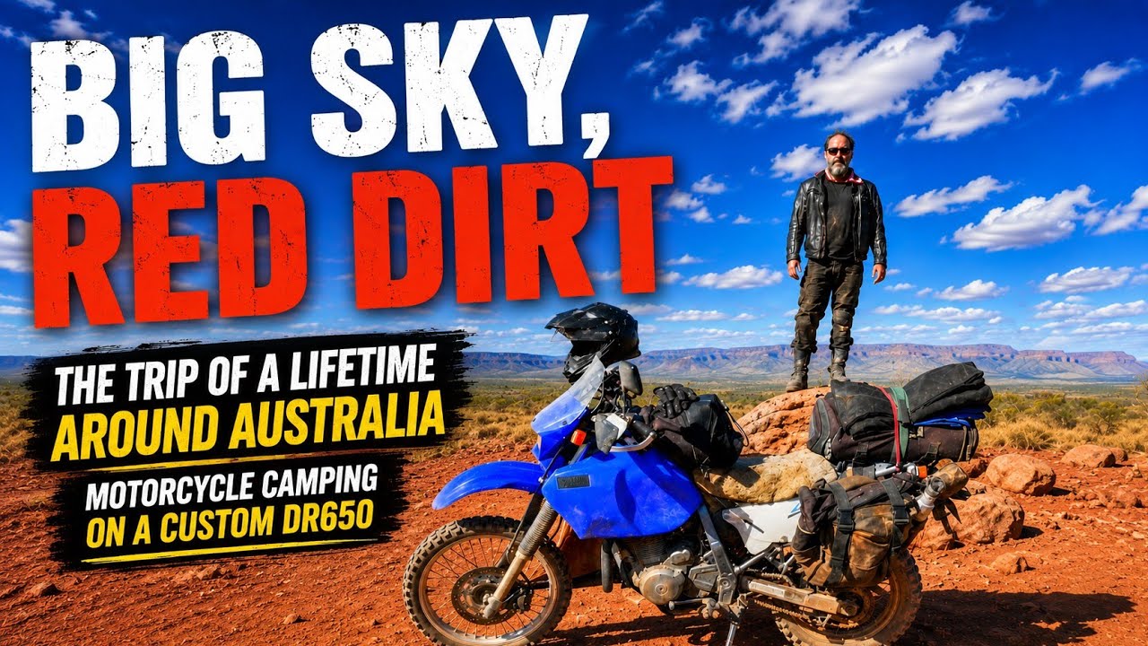 Epic Solo Motorcycle Adventure Across Australia: Victoria to Kimberley on Suzuki DR650 | Full Doco