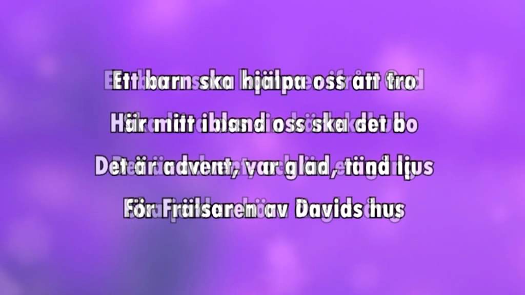 Jonas Björnhager - Det är advent (instrumental - lyrics)