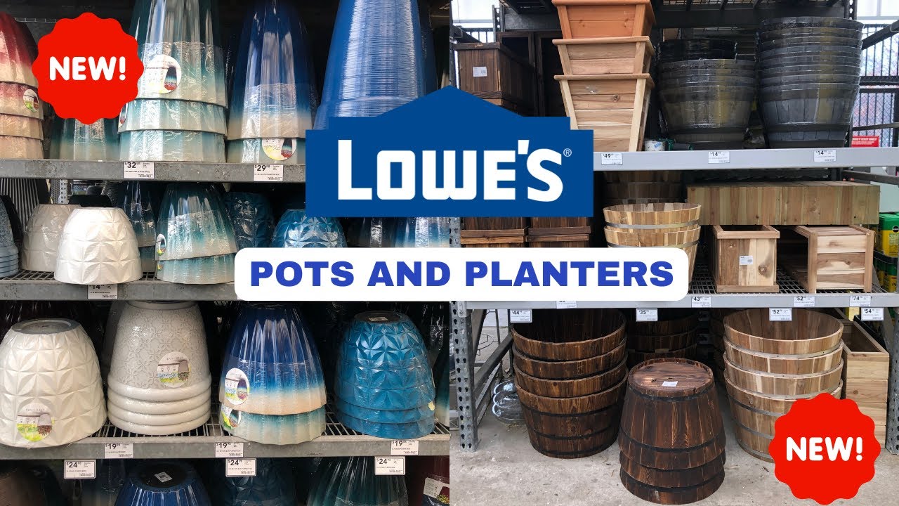 🌺LOWES SUMMER POTS AND PLANTERS | SHOP WITH ME 
