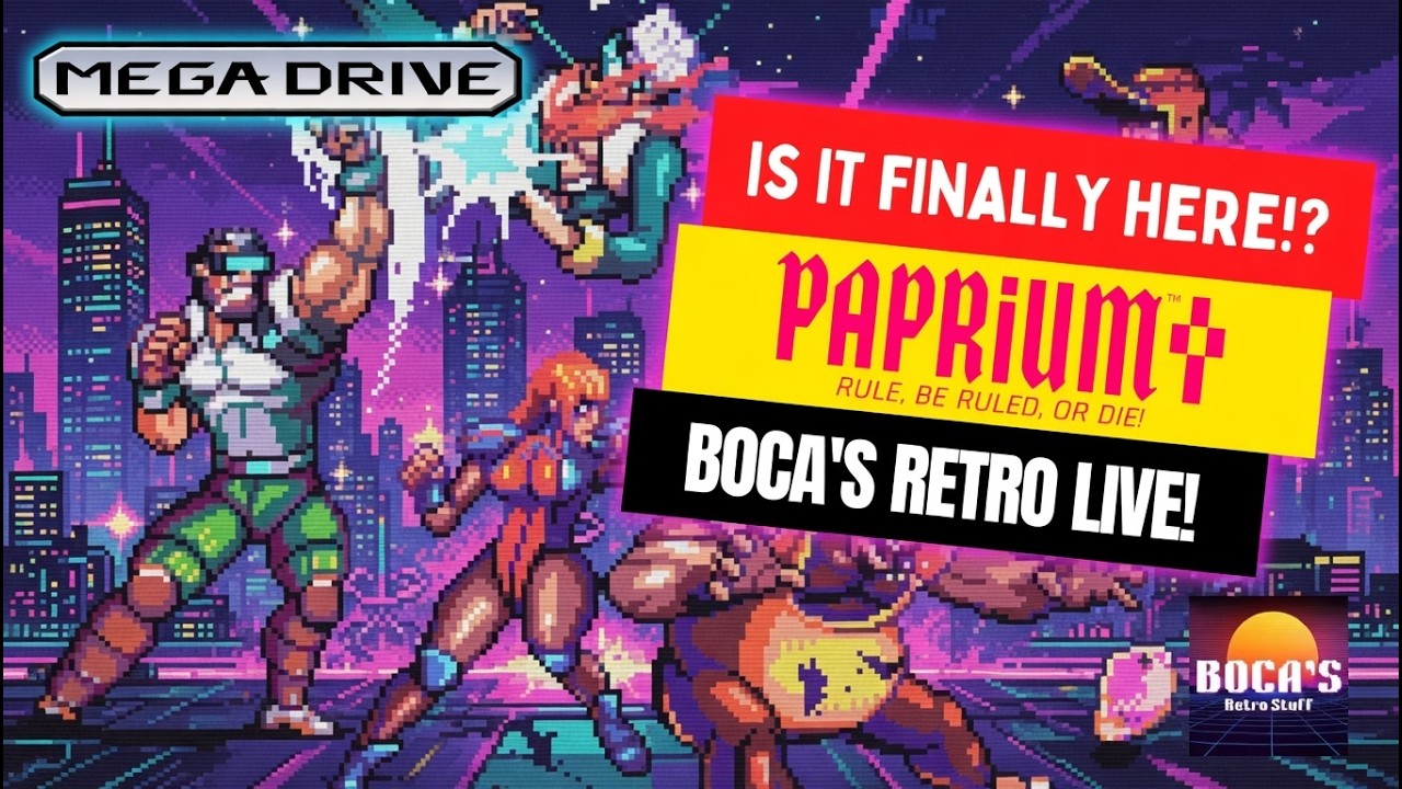 Finalmente rodando no Mega Drive original Japones de 1988 com MEGA EVERDRIVE PRO - PAPRIUM