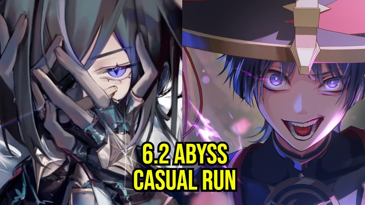 C6 Wanderer & C6 Kaeya vs NEW 6.2 Abyss - Casual Run