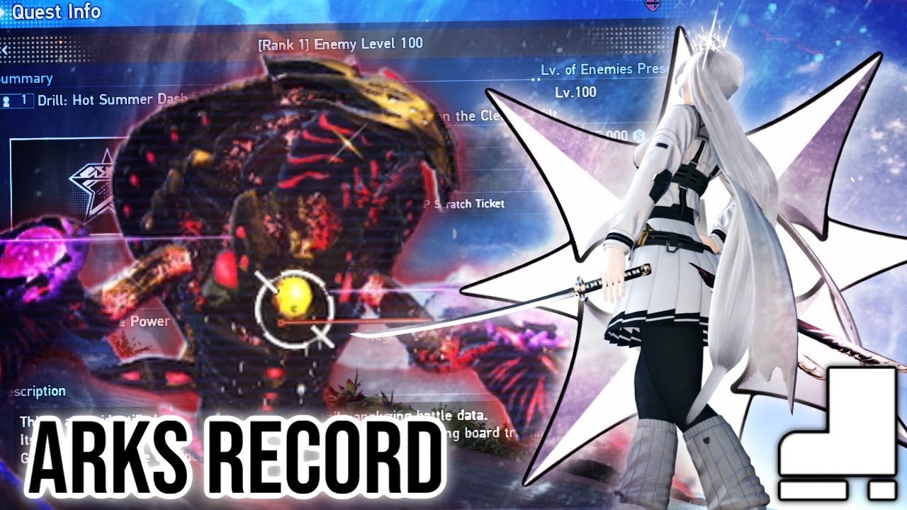 [PSO2:NGS] ARKs Records | New LTQ Drill: Hot Summer Dash | Bo/Sl | 5:03.175 | (First Run)