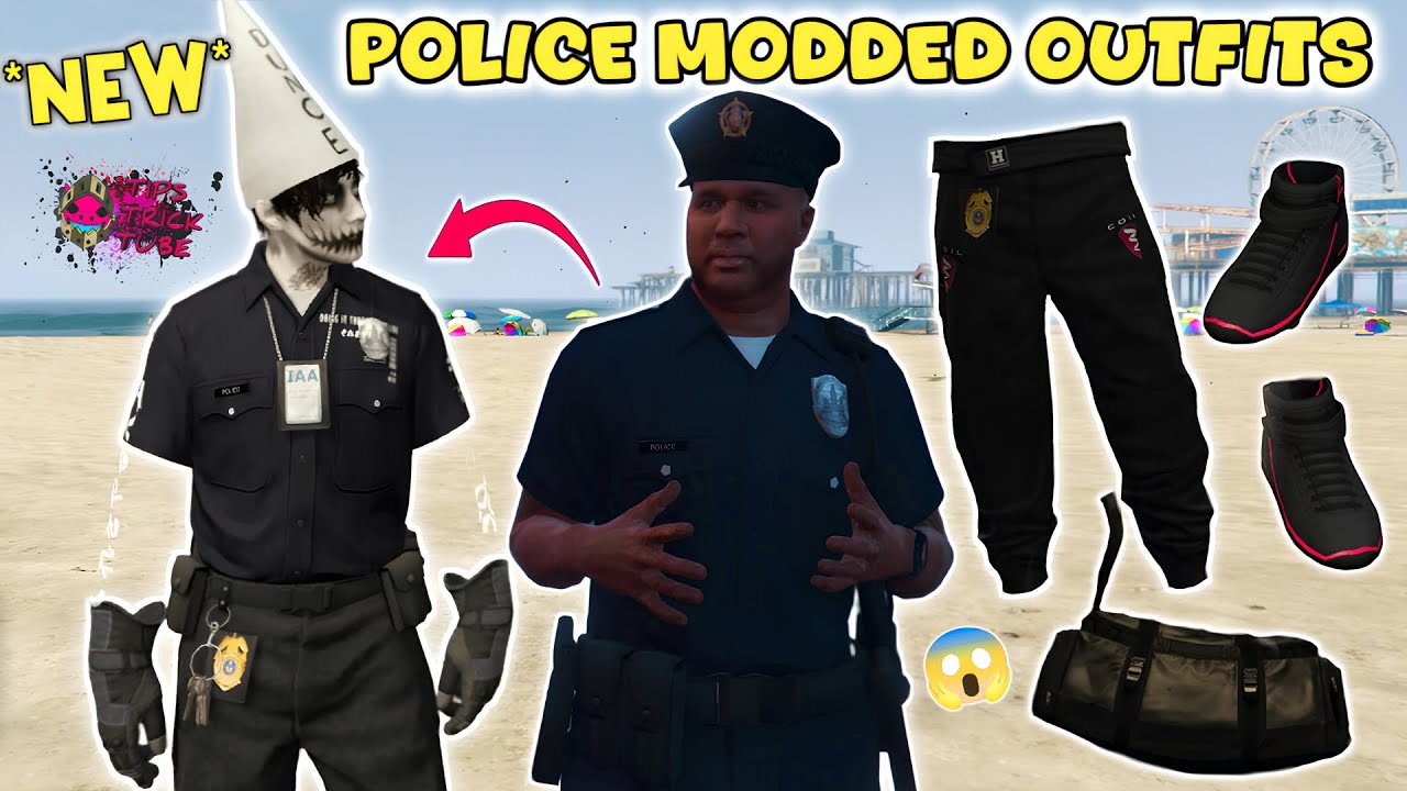 Как получить невидимое оружие с помощью полицейской одежды в GTA 5 Online 1.71! Ошибки с одеждой ...