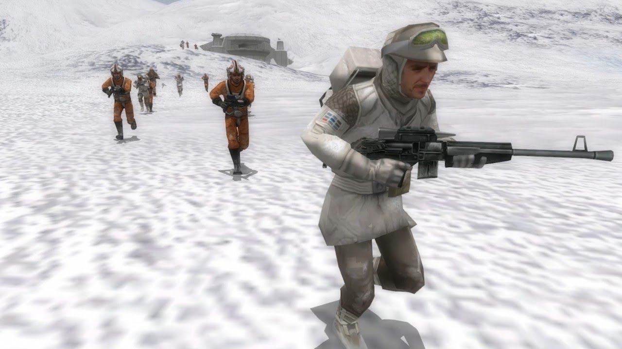 Battle of Hoth - Galactic Empire vs Rebel Alliance - Star Wars: Battlefront 2 Cinematic Battle