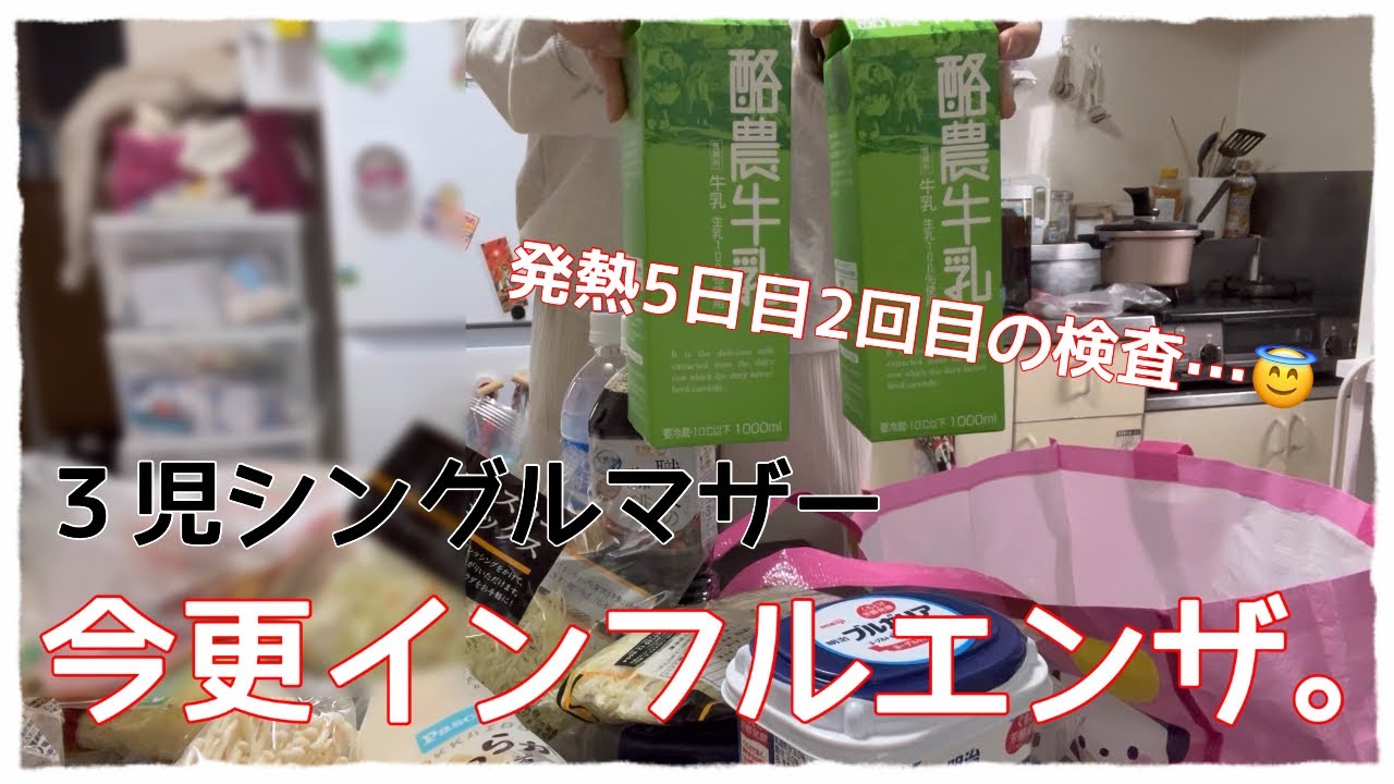 [3児シンママ]我が家にも連れてきた恐ろしいインフルエンザB🤒😷