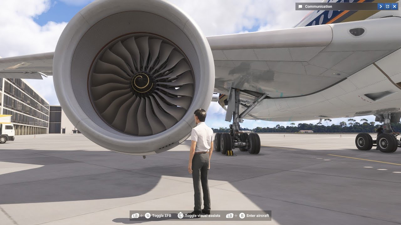 Inibuilds A350 - Testflug auf XBOX S