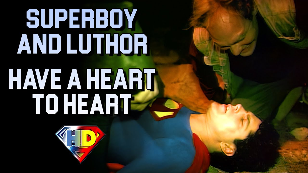 Superboy & Luthor Have a Heart to Heart (Mine Games)  Ai-Remastered 4K - Superboy: The Legacy