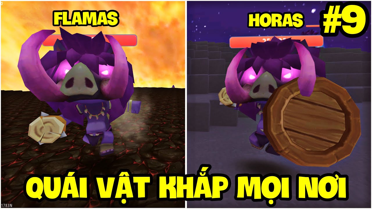 SINH TỒN HƯ KHÔNG MINI WORLD - TẬP 9: QUÁI VẬT XUẤT HIỆN CẢ Ở MẶT TRĂNG VÀ FLAMAS MEOWPEO HẾT HỒN