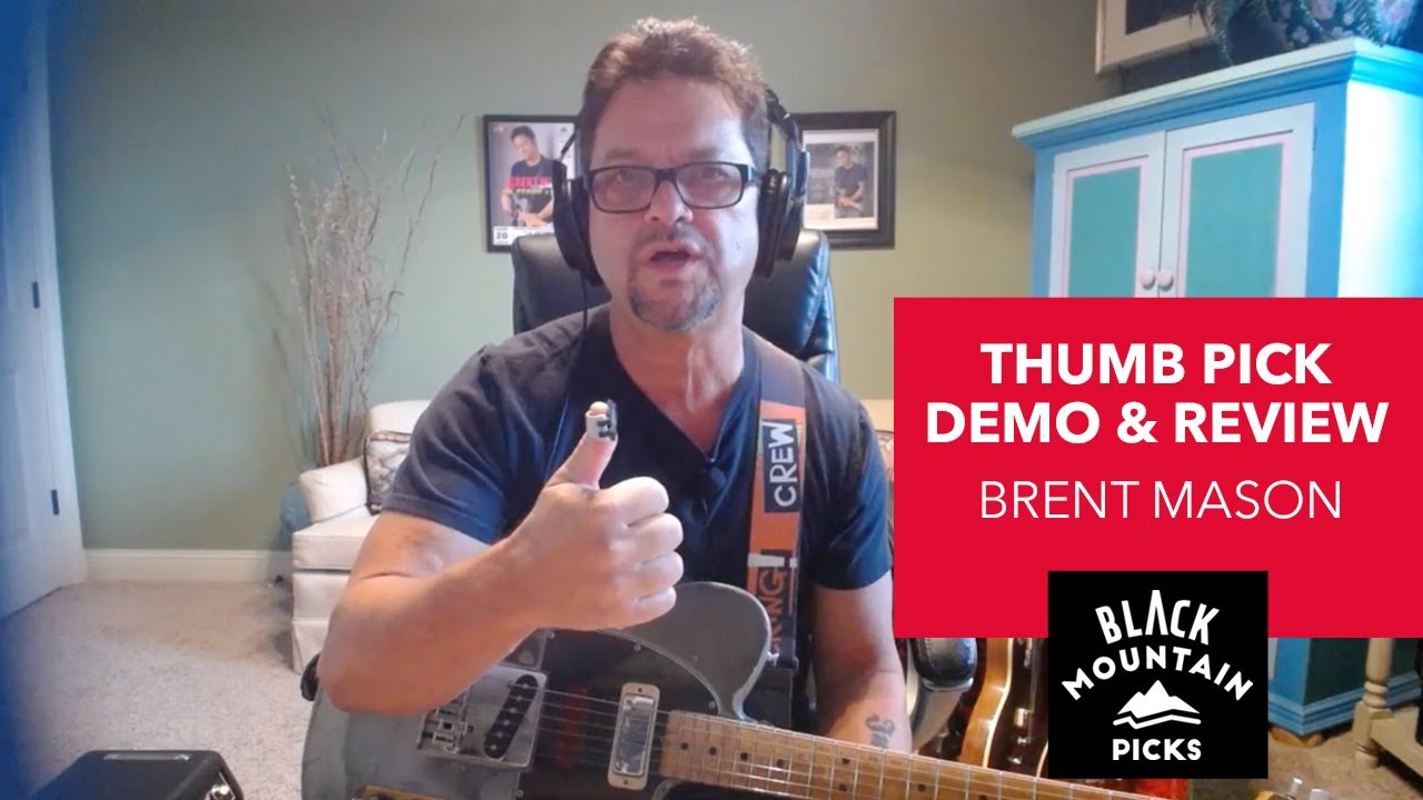 Brent Mason Demo's The Black Mountain Thumb Pick