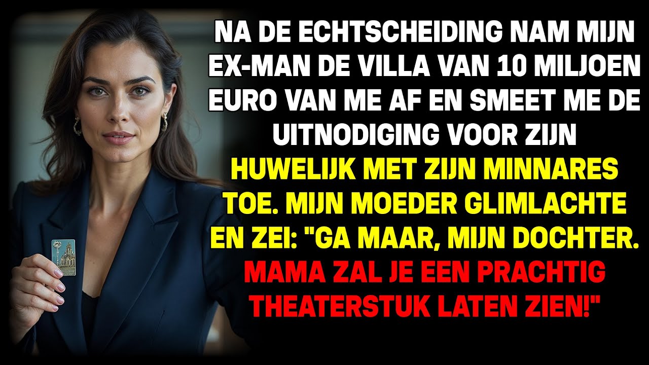 Ex pakte mijn huis 🏠💔, nodigde me uit voor bruiloft met minnares 💌. Mam 😏: ga—show 🍿