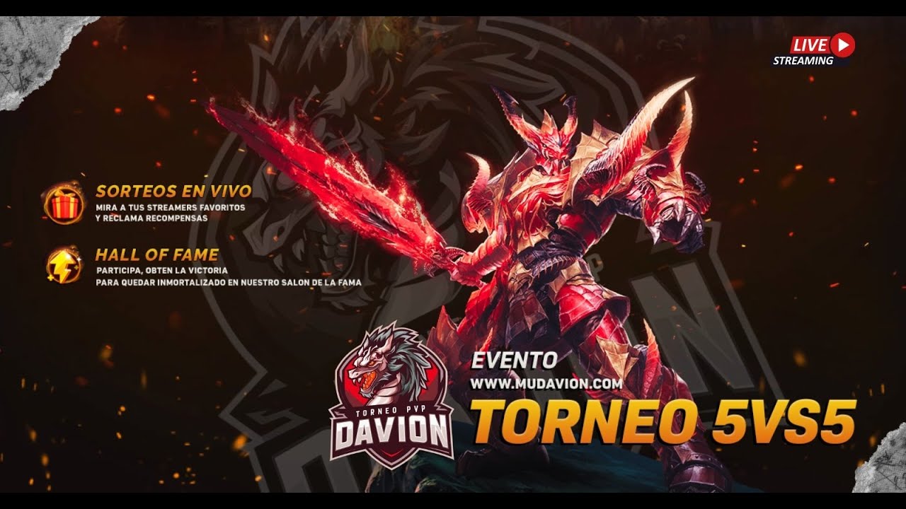 🏆Torneo 5vs5 Mu Davion 06-11-2025 | Season 6 NO RESET
