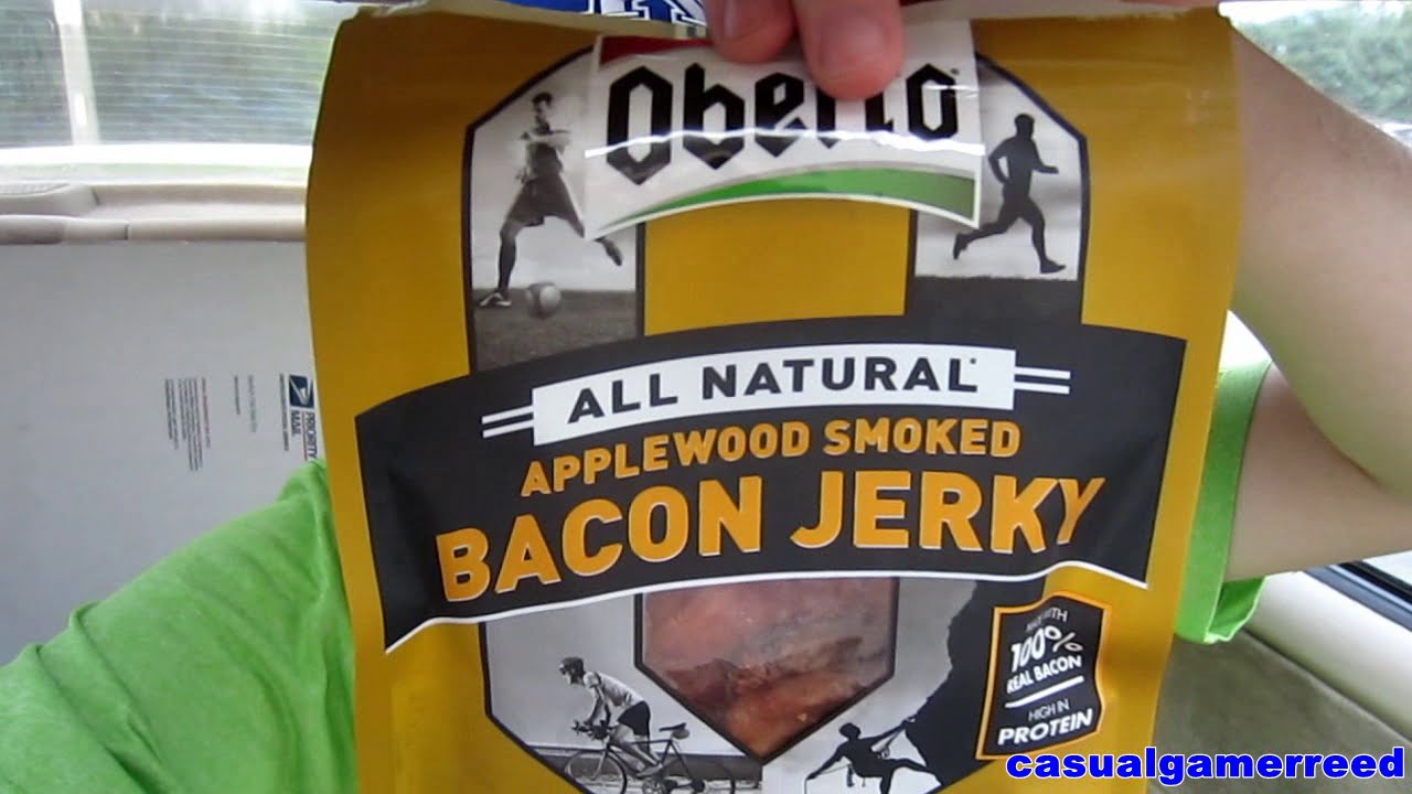 Reed Reviews Oberto Applewood Smoked Bacon Jerky