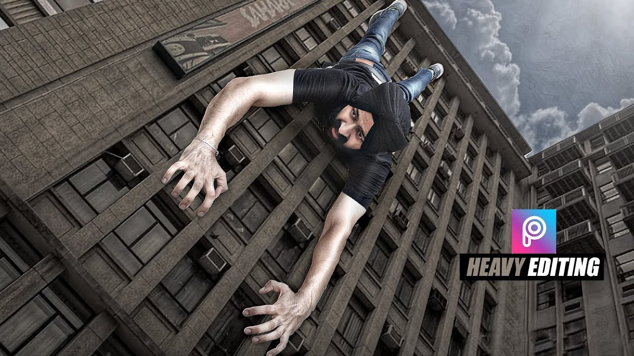 PicsArt Heavy Editing | Building Perspective Manipulation Tutorial | Step by Step in Hindi