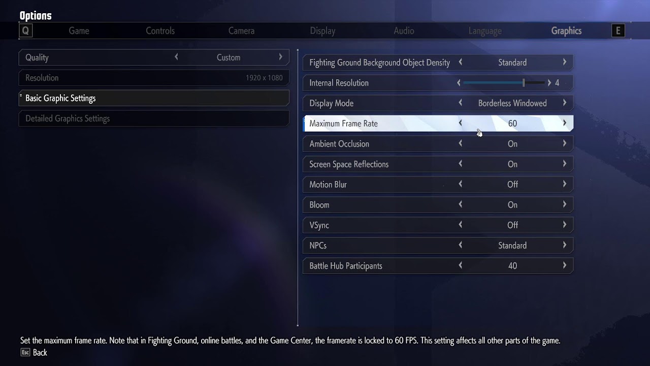 Street Fighter 6 - Closed Beta Settings/Menu Overview