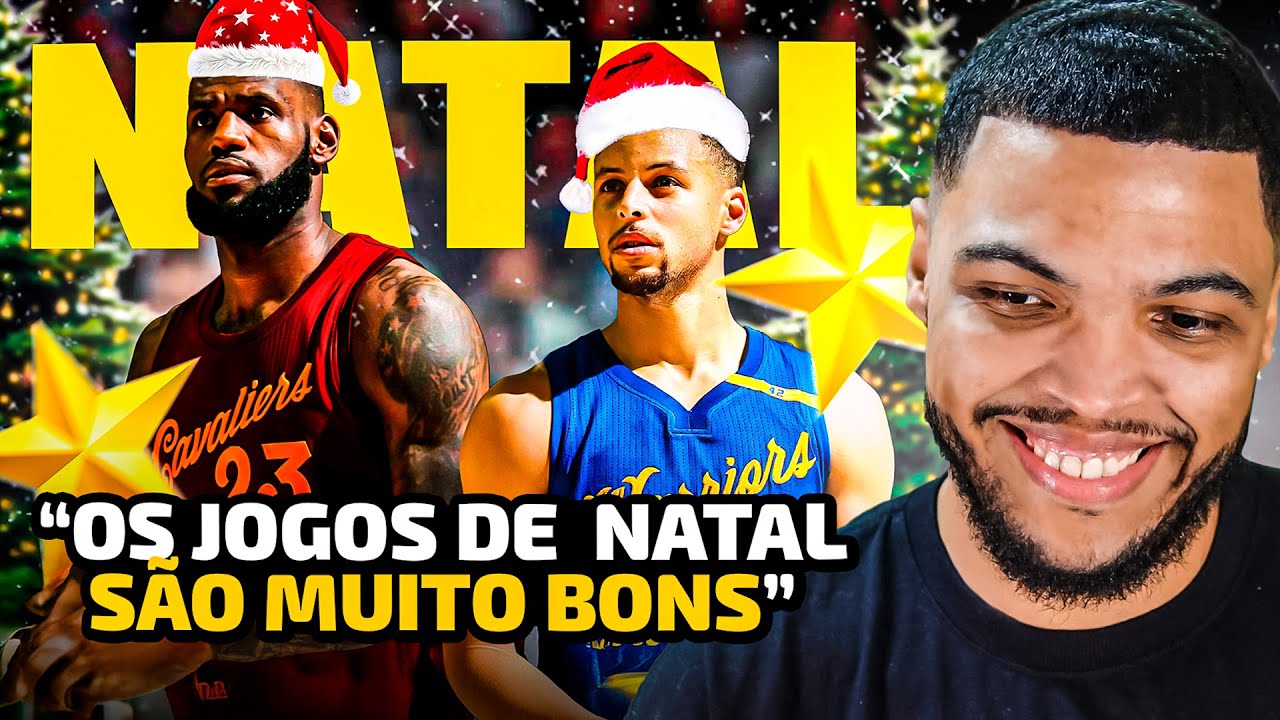 OS MELHORES MOMENTOS DOS JOGOS DE NATAL NA NBA! | REACT GOLDEN HOOPS