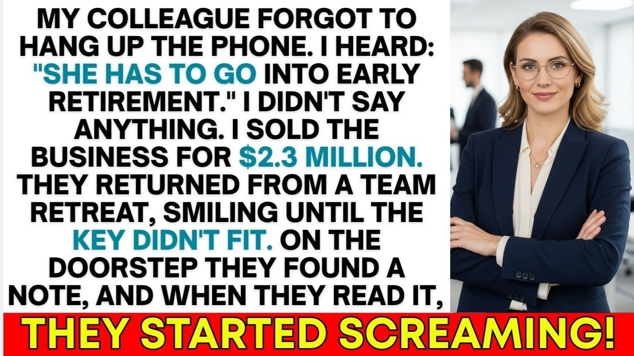 My Scheming Colleague Wanted to Get Rid of Me - So I Sold the Business She Thought Was Mine...