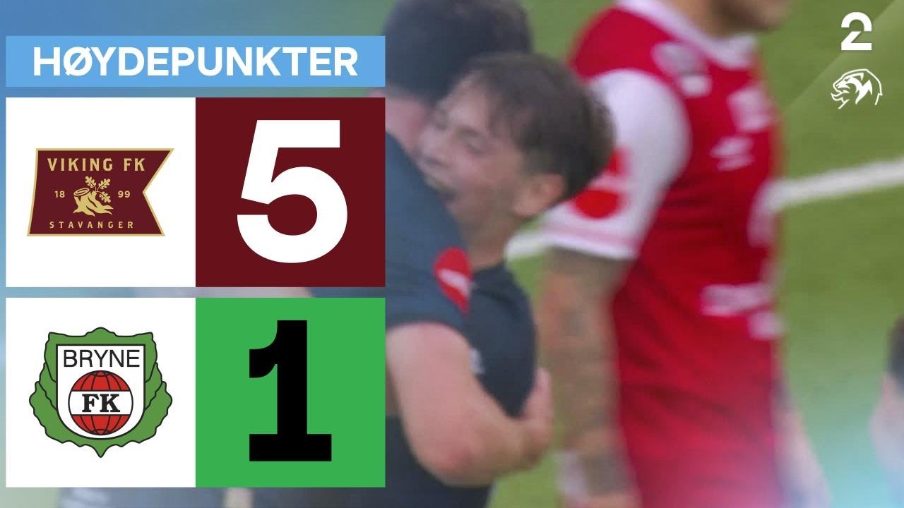 Viking 5 - 1 Bryne - Høydepunkter