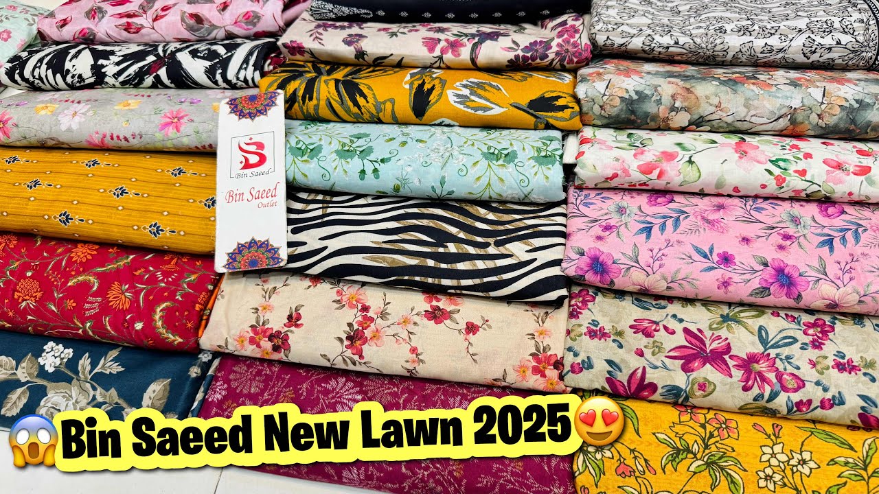 Bin Saeed Lawn 2025 | Bin Saeed New Collection 2025 | Bin Saeed Lawn Collection 2025