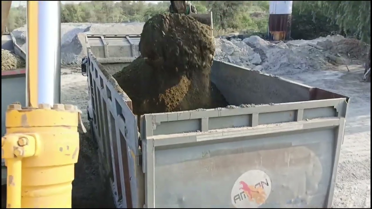 @JCBline_500 excavator dumper ￼ loading vlogs video 