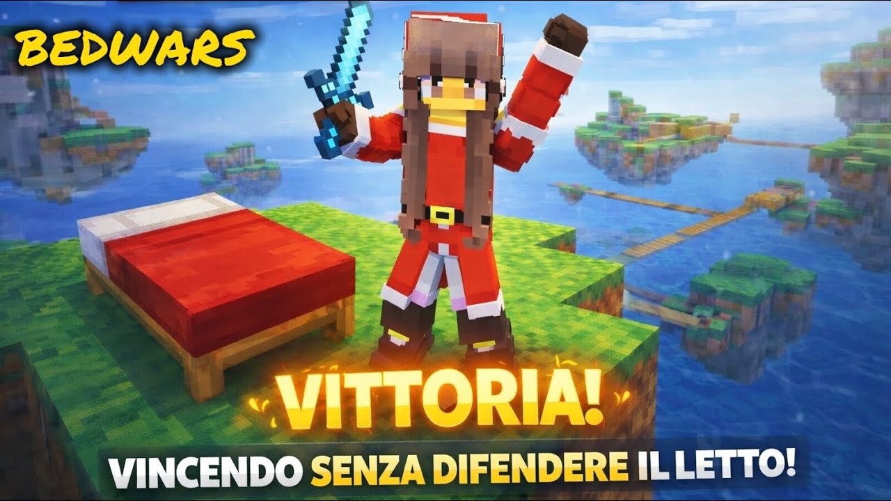 HO VINTO UNA BEDWARS SENZA POTER PROTEGGERE IL LETTO‼️*CHALLENGE*