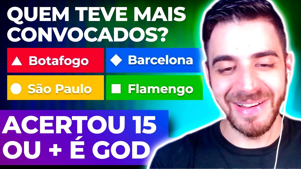 ELE FEZ O QUIZ DE COPA MAIS DIFÍCIL DE TODOS