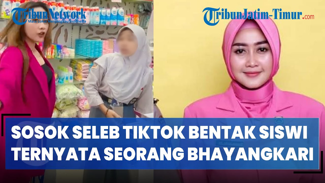SOSOK SELEB TIKTOK BENTAK SISWI MAGANG ADALAH BHAYANGKARI, PIHAK SEKOLAH LAYANGKAN SOMASI