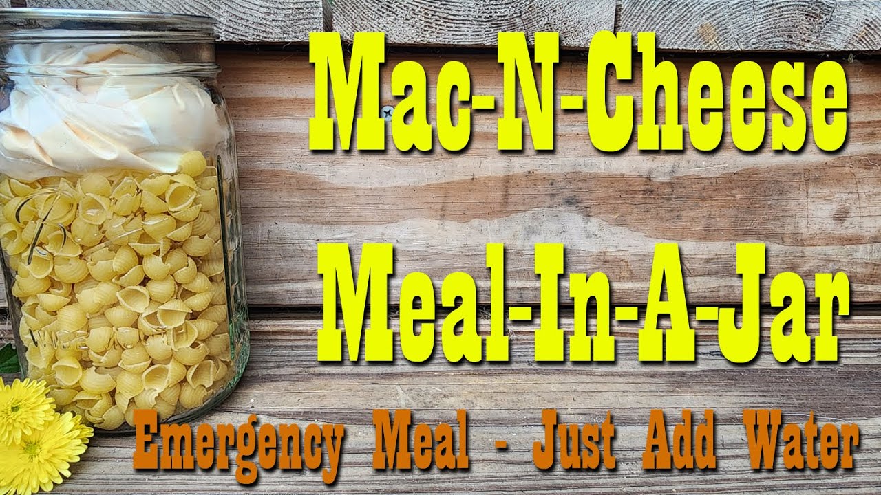 Макароны с сыром в банке ~ Приготовьте себе еду на случай чрезвычайной ситуации ~ Просто добавь воды