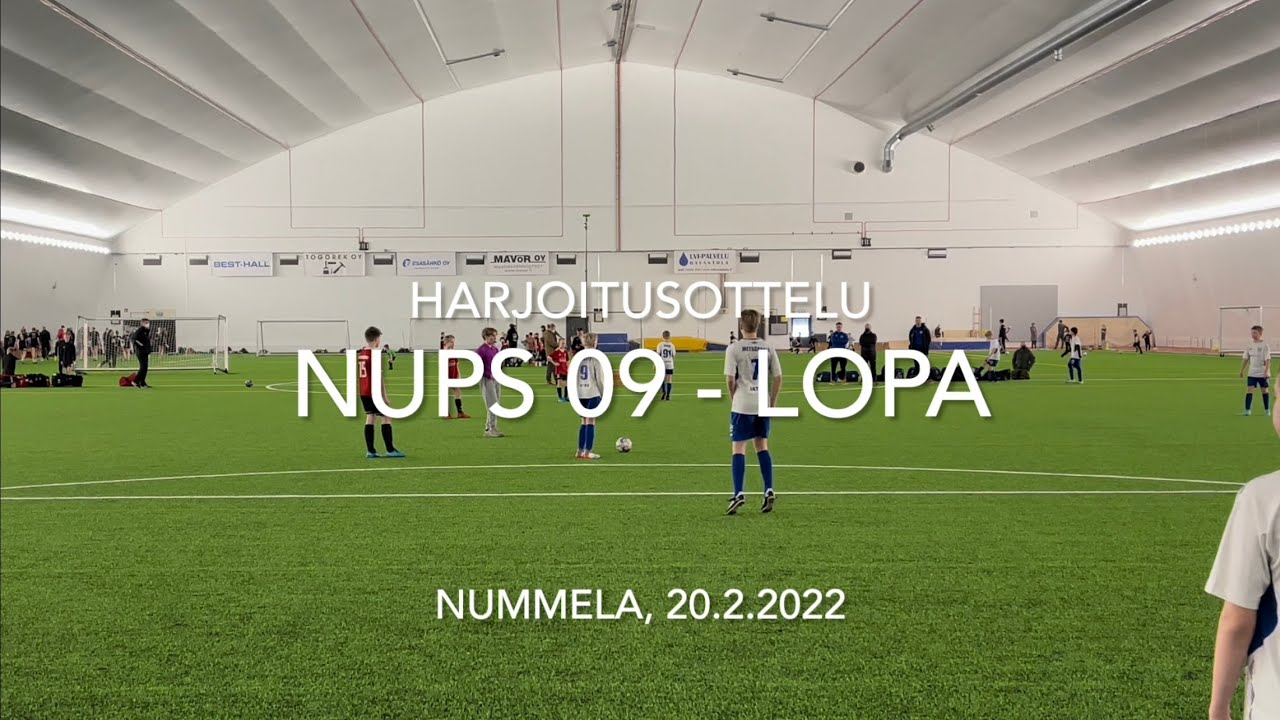 Harjoituspeli: NuPS 09 - LoPa