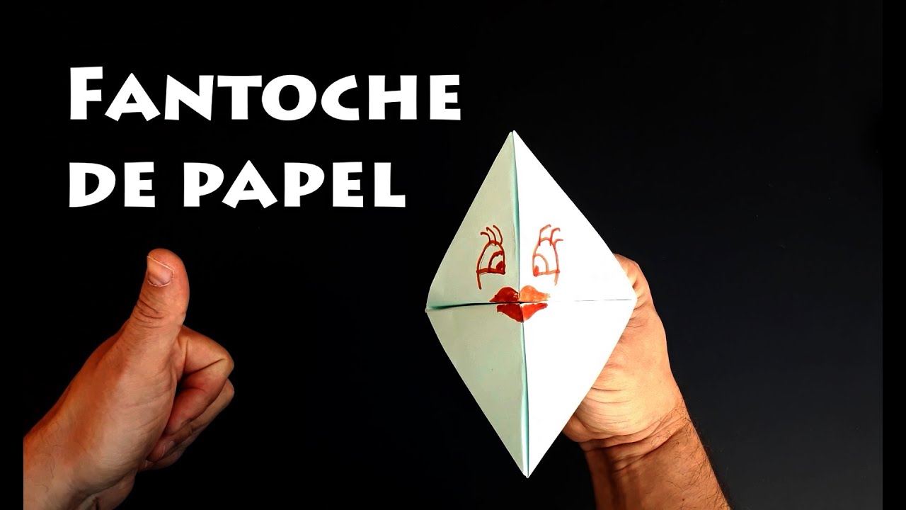 Como fazer um FANTOCHE de origami
