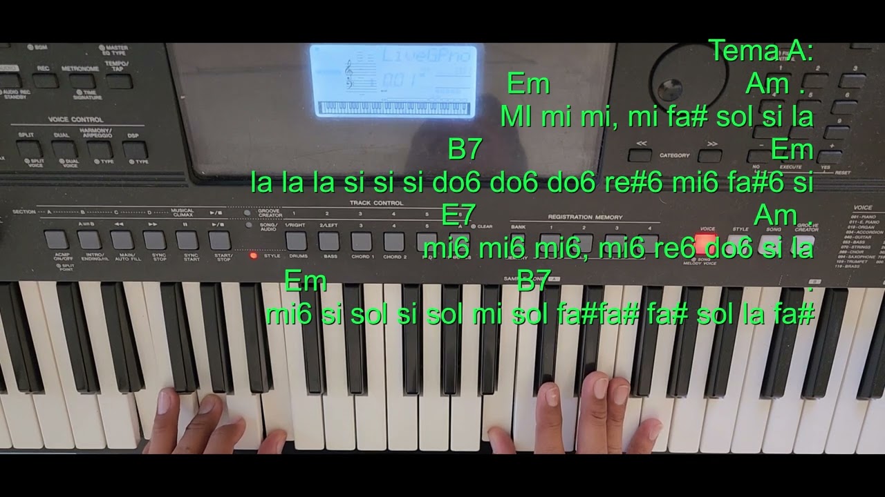 Besame mucho teclados melodicas tutorial