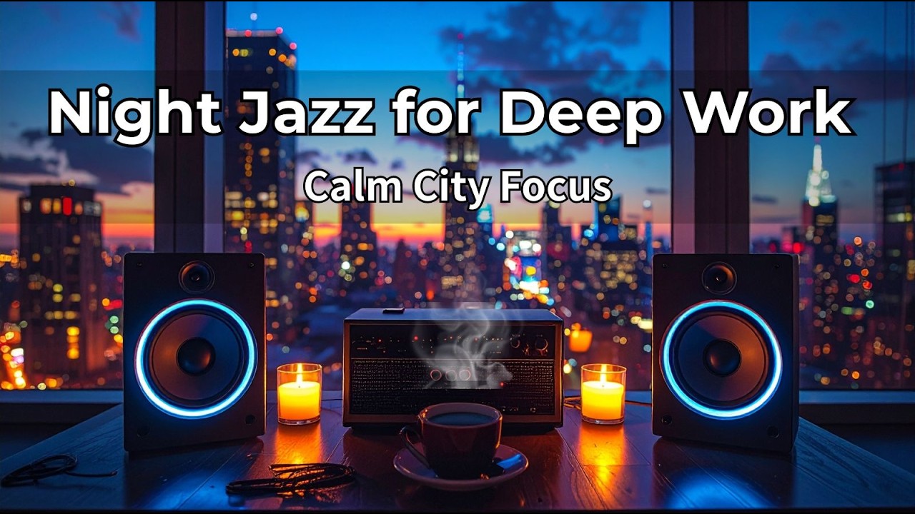 Night Jazz for Deep Work – Calm City Focus