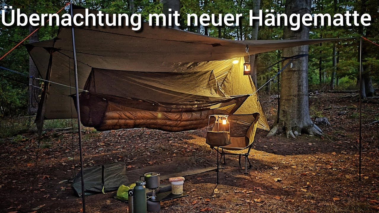Overnighter mit der Onewind Crystal Bridge Hängematte