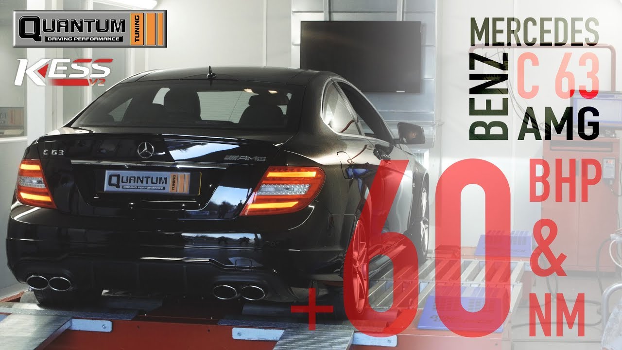 Mercedes Benz C63 AMG Remap & Dyno Run | Quantum Tuning