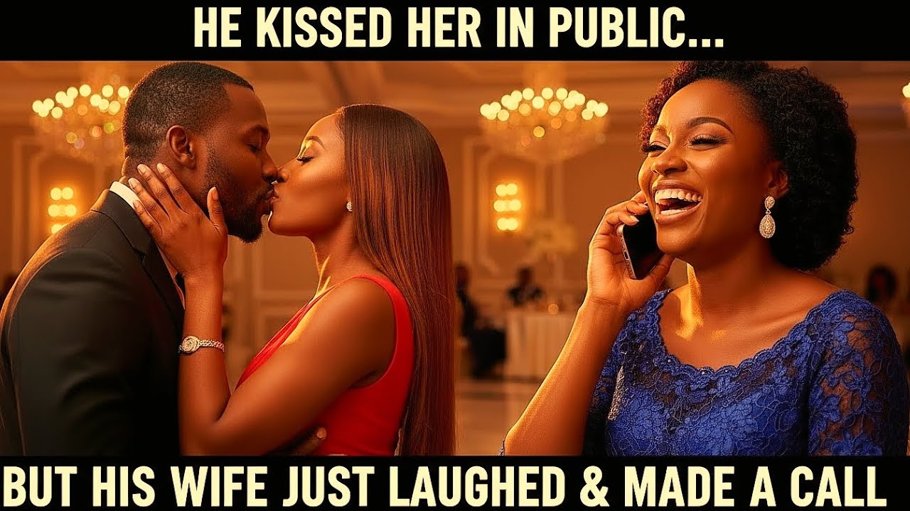 Husband Kissed His Mistress in Front of His Wife—Expecting Her to Cry… But She Smiled & Made One Cal